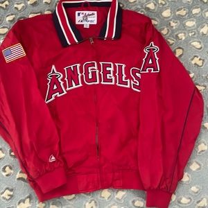 Authentic MLB Majestic Anaheim Angles jacket size XL